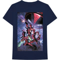 Marineblau - Front - Deadpool - "Family" T-Shirt für Herren-Damen Unisex