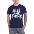 Marineblau - Front - BT21 - "Rise And Shine" T-Shirt für Herren-Damen Unisex