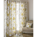 Ocker - Front - Riva Home Rosemoor Eyelet Curtains