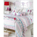 Kingfisher-Pink - Front - Riva Home Appleby Tagesdecke