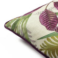 Amethyst-Lila-Grün-Cremefarbe - Lifestyle - Prestigious Textiles - Blattdesign - Kissenhülle "Sumba"