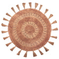 Pekannuss - Front - Furn - Badematte "Circle Tassel", Mandala