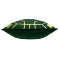 Smaragdgrün - Side - Furn - geometrisches Design - Kissenhülle "Bee Deco"