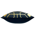 Marineblau - Side - Furn - geometrisches Design - Kissenhülle "Bee Deco"