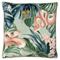 Salbeigrün-Rose - Front - Furn - Tropische Blätter - Kissenhülle "Medinilla"
