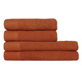 Pekannuss - Front - Furn - Handtuch Ballen Set, Baumwolle, Strukturiert 4er-Pack