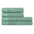 Rauch Grün - Front - Furn - Handtuch Ballen Set, Baumwolle, Strukturiert 4er-Pack