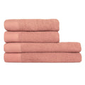 Rose - Front - Furn - Handtuch Ballen Set, Baumwolle, Strukturiert 4er-Pack