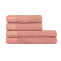 Rose - Front - Furn - Handtuch Ballen Set, Baumwolle, Strukturiert 4er-Pack