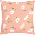 Pink - Front - Wylder - Gänseblümchen Blumen - Kissenhülle, Für Außen wendbar