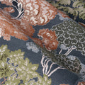 Marineblau - Pack Shot - Wylder - Ösenvorhänge "Woodlands", Jacquard, Floral