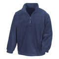 Marineblau - Front - Result - Fleece-Oberteil für Herren-Damen Unisex