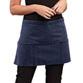 Indigo-Jeansblau - Back - Premier Damen Schürze mit 3 Taschen bunt
