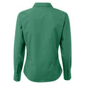 Smaragdgrün - Back - Premier Damen Popeline Bluse - Arbeitshemd, langärmlig
