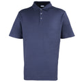 Marineblau - Front - Premier Herren Polo-Shirt, unifarben