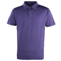 Violett - Front - Premier Unisex Polo-Shirt Coolchecker