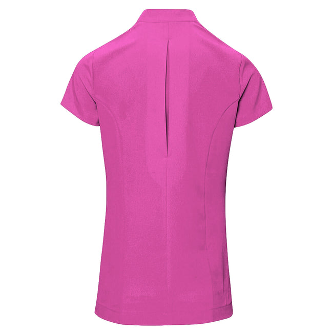 Dunkles Pink - Back - Premier Blossom Damen Arbeitstunika - Arbeitskittel