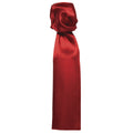Rot - Front - Premier Damen Halstuch - Schal, einfarbig