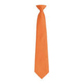 Orange - Front - Premier Herren Clip-On-Krawatte, verschiedene Farben