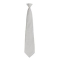Silber - Front - Premier Herren Clip-On-Krawatte, verschiedene Farben