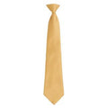 Gold - Front - Premier Herren Clip-On-Krawatte, verschiedene Farben