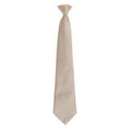 Khaki - Front - Premier Herren Clip-On-Krawatte, verschiedene Farben
