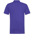 Violett - Back - RTY Workwear Herren Polo-Shirt S bis 10XL