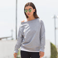Hellgrau - Side - Skinni Fit Damen Sweatshirt