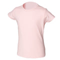 Babyrosa - Front - Skinni Minni Mädchen Stretch T-Shirt