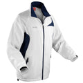 Weiß-Marineblau - Front - Spiro Herren Micro-Lite Performance-Jacke - Trainingsjacke, wasserabweisend, atmungsaktiv