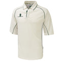 Weiß-Grün - Front - Surridge Jungen Polo Shirt Premier