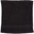 Schwarz - Front - Towel City Gesichtshandtuch - Handtuch, 550 gsm, 30 x 30 cm