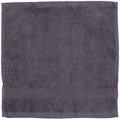 Stahl Grau - Front - Towel City Gesichtshandtuch - Handtuch, 550 gsm, 30 x 30 cm