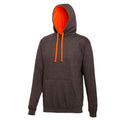 Graphit-Orange - Front - Awdis Kapuzenpullover - Kapuzen-Sweatshirt