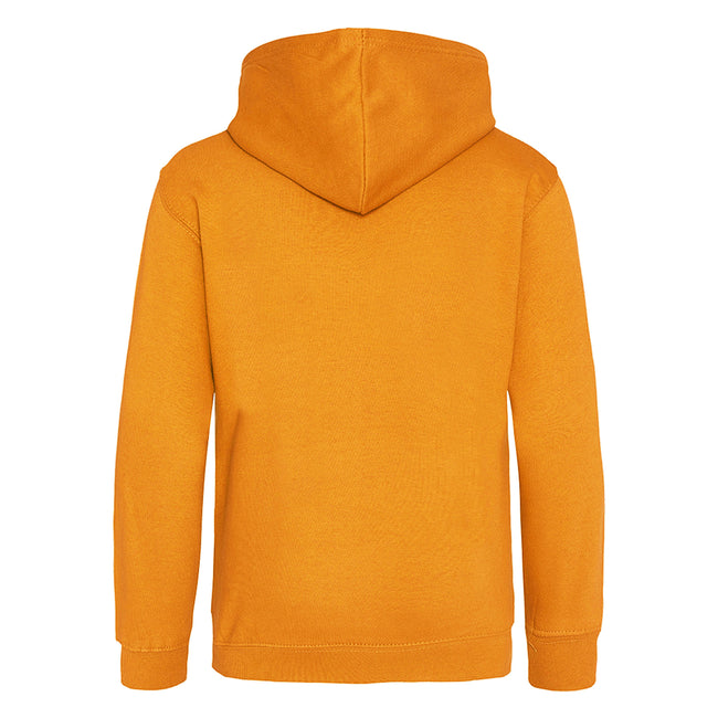 Orange - Back - Awdis Kinder Kapuzen Pullover