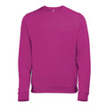 Pink meliert - Front - Awdis Herren Sweatshirt - Pullover mit Rundhalsausschnitt