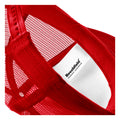 Rot-Weiß - Side - Beechfield Junior Baseball Kappe Vintage mit Netz