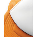 Orange-Weiß - Side - Beechfield Junior Baseball Kappe Vintage mit Netz