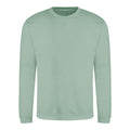 Grün - Back - AWDis Just Hoods Unisex Sweatshirt mit Rundhalsausschnitt