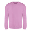 Lavendel - Back - AWDis Just Hoods Unisex Sweatshirt mit Rundhalsausschnitt