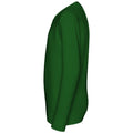 Flaschengrün - Side - AWDis Just Hoods Unisex Sweatshirt mit Rundhalsausschnitt