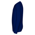 Dunkles Marineblau - Side - AWDis Just Hoods Unisex Sweatshirt mit Rundhalsausschnitt