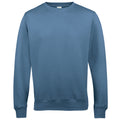 Fliegerblau - Back - AWDis Just Hoods Unisex Sweatshirt mit Rundhalsausschnitt