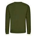 Oxford Marineblau - Front - AWDis Just Hoods Unisex Sweatshirt mit Rundhalsausschnitt