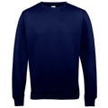 Oxford Marineblau - Back - AWDis Just Hoods Unisex Sweatshirt mit Rundhalsausschnitt