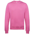 Zuckerwatte Pink - Back - AWDis Just Hoods Unisex Sweatshirt mit Rundhalsausschnitt