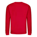 Graurosa - Front - AWDis Just Hoods Unisex Sweatshirt mit Rundhalsausschnitt