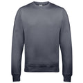 Stahlgrau - Back - AWDis Just Hoods Unisex Sweatshirt mit Rundhalsausschnitt