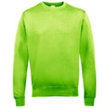 Limette - Back - AWDis Just Hoods Unisex Sweatshirt mit Rundhalsausschnitt