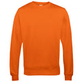 Dunkelorange - Back - AWDis Just Hoods Unisex Sweatshirt mit Rundhalsausschnitt